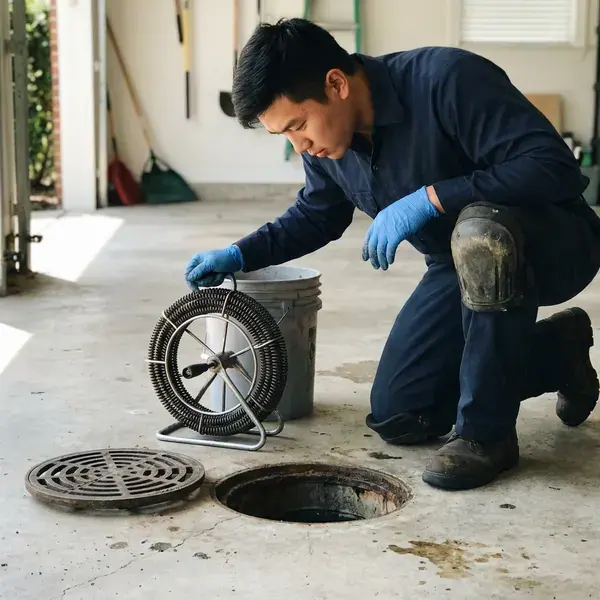 Local drain services by HRL Plumbing, Lakewood, OH