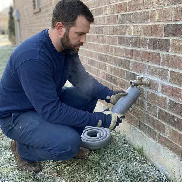 HRL Plumbing technician providing plumbers for frozen pipes in Columbus, OH