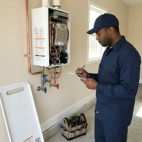 Local tankless water heater repair by HRL Plumbing, Cincinnati, OH