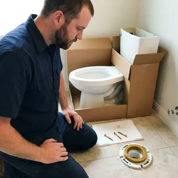 Professional toilet installation, Columbus, OH