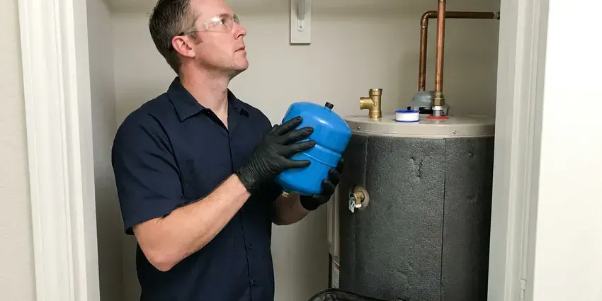Local sewage ejector pump installation by HRL Plumbing, Canton