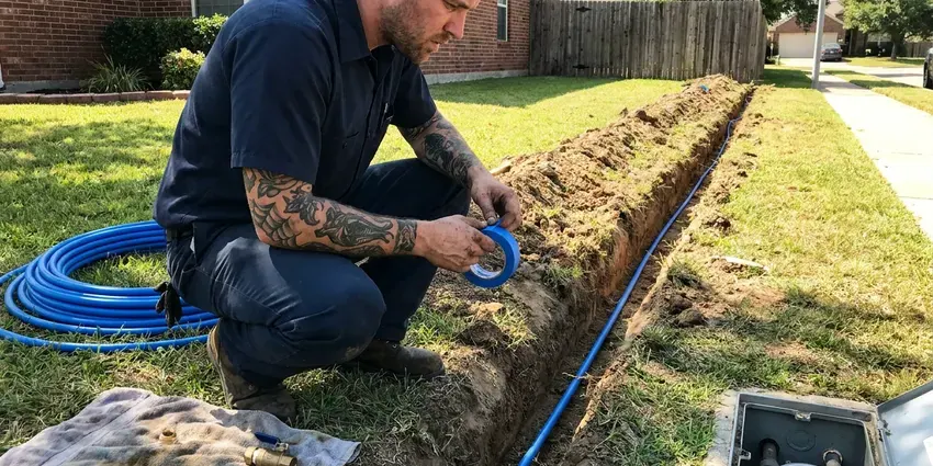 Water Line Installation in Columbus